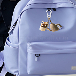 10Pcs Alloy Keychain Clasp Findings&nbsp;FIND-LP0008-49