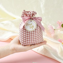 Cloth Tartan Gift Candy Drawstring Bags&nbsp;ST-CJ0003-01A