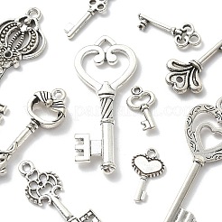 20Pcs 10 Style Tibetan Style Alloy Pendants&nbsp;TIBE-YW0001-34