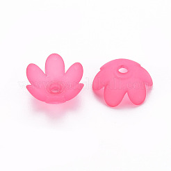 Frosted Acrylic Bead Caps&nbsp;X-MACR-S371-07A