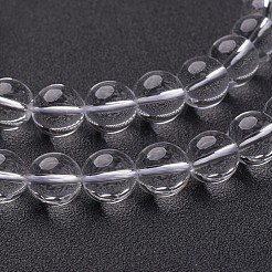 Synthetic Quartz Crystal Beads Strands&nbsp;GSR18mmA039-1