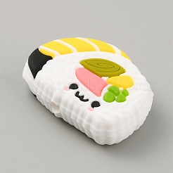 Sushi Food Grade Eco-Friendly Silicone Beads&nbsp;SIL-WH0012-036A