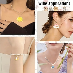 20Pcs 20 Styles Alloy Enamel Pendants&nbsp;ENAM-YW0008-10