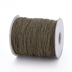 Brass Twisted Chains&nbsp;CHC-Q001-02AB