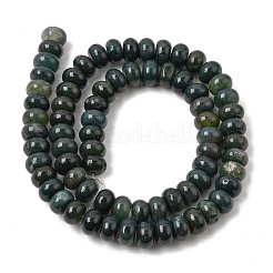 Natural Moss Agate Beads Strands&nbsp;G-G731-08-8mm-01