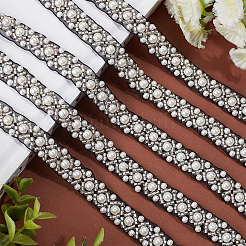 Imitation Polyester with ABS Plastic Beaded Trimming&nbsp;OCOR-CA0001-25