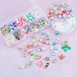 DIY Ocean Theme Bracelet Making Kits for Kid&nbsp;DIY-NB0007-14