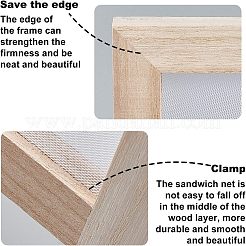 Wooden Paper Making&nbsp;DIY-WH0171-49D