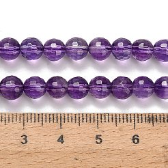 Natural Amethyst Beads Strands&nbsp;G-H329-D01-6mm