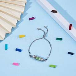 Stainless Steel Slider Bracelets&nbsp;BJEW-WH0023-33A