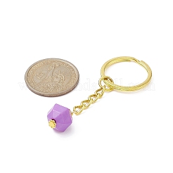 Faceted Round Acrylic Pendant Keychain&nbsp;KEYC-JKC00484