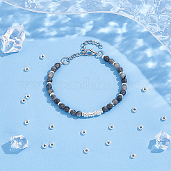 Flat Round 925 Sterling Silver Spacer Beads&nbsp;STER-BC0001-91B