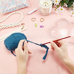 DIY Flower Acrylic Transparent Knitting Crochet Bags Making Kits&nbsp;DIY-WH0196-49