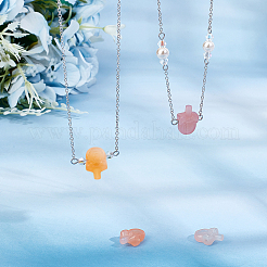 4Pcs Natural Agate Beads&nbsp;G-OC0005-51A