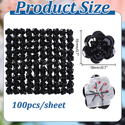 Polyester Sequins Flower Costume Accessories Decorative&nbsp;DIY-WH0899-422B