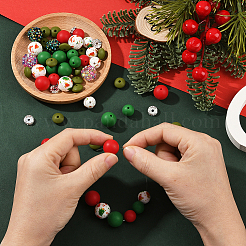 64Pcs Round & Rondelle Food Grade Eco-Friendly Silicone Beads&nbsp;SIL-SP0001-19G
