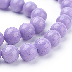 Natural Mashan Jade Round Beads Strands&nbsp;X-G-D263-10mm-XS24
