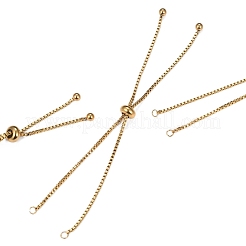 Adjustable 304 Stainless Steel Slider Bracelets Making&nbsp;STAS-T050-031G