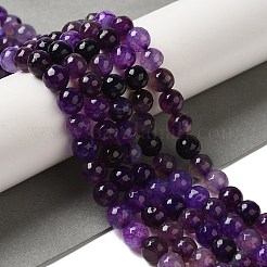 Dyed & Heated Natural Dragon Veins Agate Beads Strands&nbsp;G-P539-A01-18