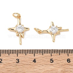 SHEGRACE Brass Clear Cubic Zirconia Pendants&nbsp;XGRQ3K574-566G