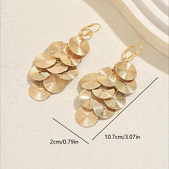 Brass Tassel Hoop Earrings&nbsp;OF5161-1