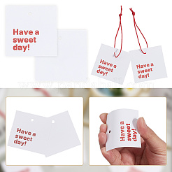 200Pcs Paper Thanks Greeting Cards&nbsp;DIY-SP0004-35