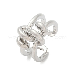 Brass Adjustable Cuff Rings for Women&nbsp;RJEW-C129-03P
