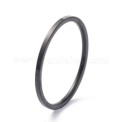 1mm Polished Plain Dome Finger Ring for Girl Women&nbsp;LS-RJEW-C012-02D-EB