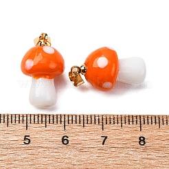 Handmade Lampwork Pendants&nbsp;LAMP-S069-08G-01