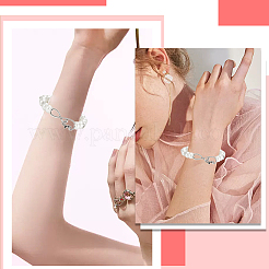 50Pcs Tibetan Style Alloy Infinity with Word Hope Connector Charms&nbsp;TIBE-SC0004-59