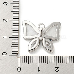 Brass Micro Pave Cubic Zirconia Pendants&nbsp;KK-P250-14P