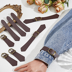 6 Sets PU Leather Toggle Buckles&nbsp;FIND-CL0002-15B