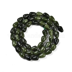 Dyed Natural White Jade Beads Strands&nbsp;G-P553-B01-01