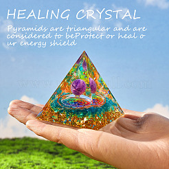 Natural Purple Aventurine Crystal Pyramid Decorations&nbsp;JX071A