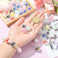 50Pcs Transparent Acrylic Beads&nbsp;OACR-CJ0001-37