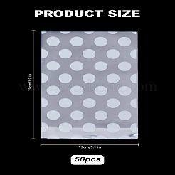 50Pcs Printed Plastic Cookie Bags&nbsp;ABAG-LP0001-35A