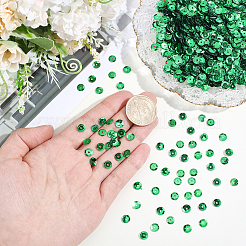 6000Pcs Plastic Paillette Beads&nbsp;PVC-PA0001-01C