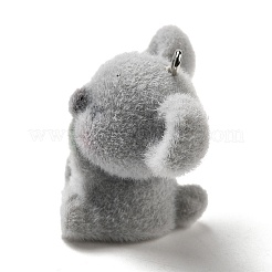 Flocky Resin Pendants&nbsp;LS-RESI-E059-04D