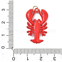 Brass Enamel Pendants&nbsp;KK-G555-20G-02