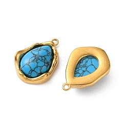 Dyed Synthetic Turquoise Pendants&nbsp;GG-L002-01G-02