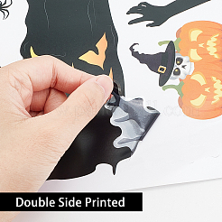 2 Sets PVC Plastic Window Sticker Decorations&nbsp;DIY-GF0005-66D