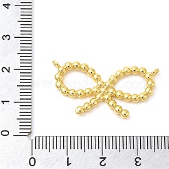 Bowknot Rack Plating Brass Pendants&nbsp;KK-S396-10A