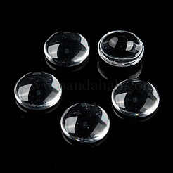 Transparent Glass Cabochons&nbsp;GGLA-R026-14mm