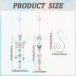 DIY Butterfly Hanging Suncatcher Making Kits&nbsp;DIY-SC0030-69