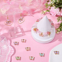 30Pcs Glass Pendants&nbsp;FIND-SC0015-11