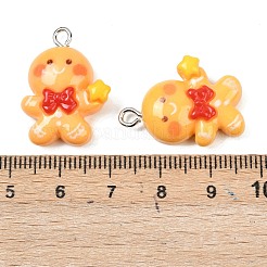 Christmas Opaque Resin Pendants&nbsp;RESI-I350-01B