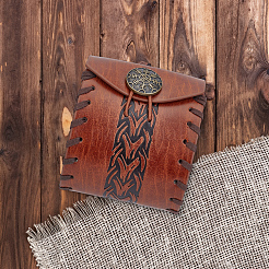 Medieval PU Leather Coin Bags&nbsp;AJEW-WH20816-198B