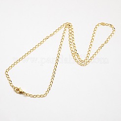 Trendy Men's 304 Stainless Steel Twisted Chain Necklaces&nbsp;NJEW-M069-A-01