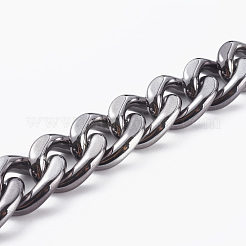 UV Plating ABS Plastic Linking Rings Bag Handles&nbsp;AJEW-BA00084-04