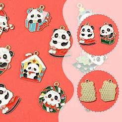 Alloy Enamel Pendants&nbsp;ENAM-FS0003-81